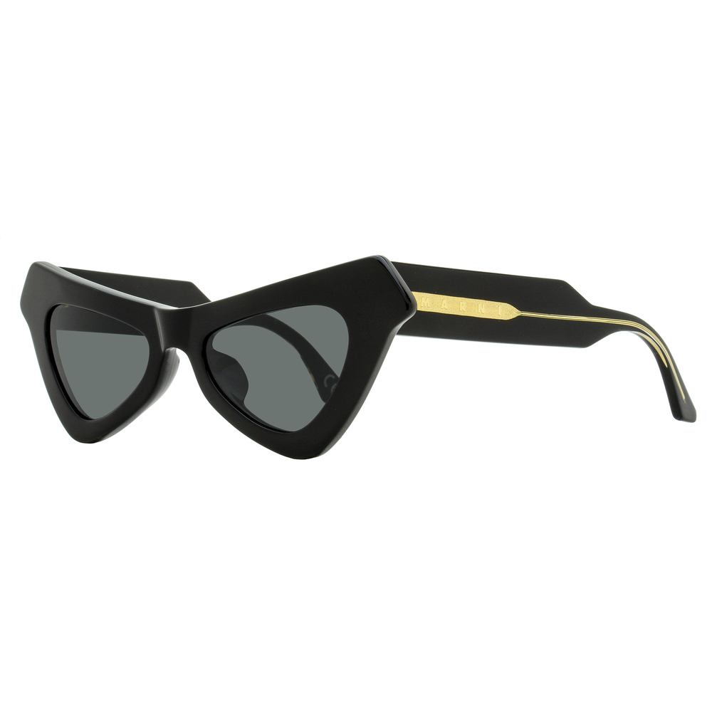 Marni Triangular Cat Eye Sunglasses Fairy Pools OW8 Black 50mm